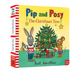 纸板书 Axel Christmas The 英文原版 and Scheffler 圣诞节儿童纸板图画故事绘本幼儿英语启蒙 Tree Pip Posy 圣诞节 波西和皮普