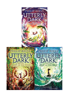 预售 英文原版 Utterly Dark 彻底黑暗 3册合售 儿童奇幻冒险插图小说 海洋魔法题材 青少年课外读物 Philip Reeve