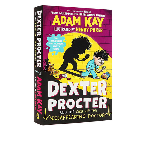 英文原版  Dexter Procter and the Case of the Disappearing Doctor 德克斯特・普罗克特与失踪医生之谜 Adam Kay 爆笑新作