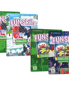 剑桥少儿英语YLE考试三级考试官方备考书 Fun Skills 5+6级别 中小学英语考级yle flyers剑桥A2 Cambridge English