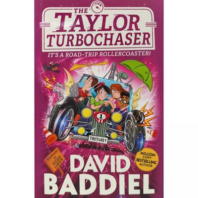 英文原版 The Taylor TurboChaser 泰勒的超级跑车 大卫·巴蒂尔儿童章节冒险小说 David Baddiel