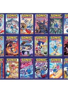 英文原版 刺猬索尼克 音速小子 1-18 Sonic the Hedgehog 全彩漫画 青少年漫画绘本冒险小说 Ian Flynn