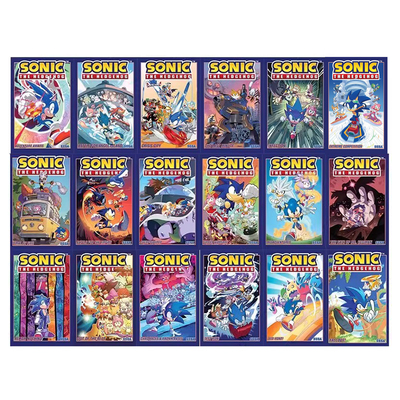 英文原版 刺猬索尼克 音速小子 1-18 Sonic the Hedgehog 全彩漫画 青少年漫画绘本冒险小说 Ian Flynn