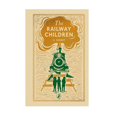 海雀布纹经典：铁路边的孩子The Railway Children 烫金精装 高颜值礼品书 英文原版 Puffin Clothbound Classics