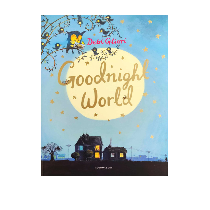 英文原版 goodnight world 晚安世界 晚安睡前故事 简单词汇 debi gl