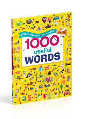 英文原版 DK词典 1000 Useful Words 常用英语1000词汇量积累 精装 儿童阅读写作技能提升书 插图字典词典