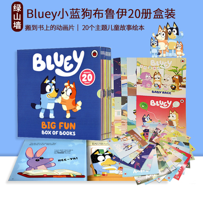 英文原版Bluey小蓝狗布鲁里