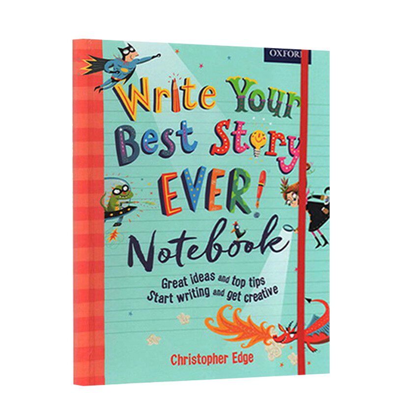 英文原版 给孩子的牛津写作课 实操笔记本 Oxford Write Your Best Story Ever Notebook 精装 小学英语写作提高学习工具书