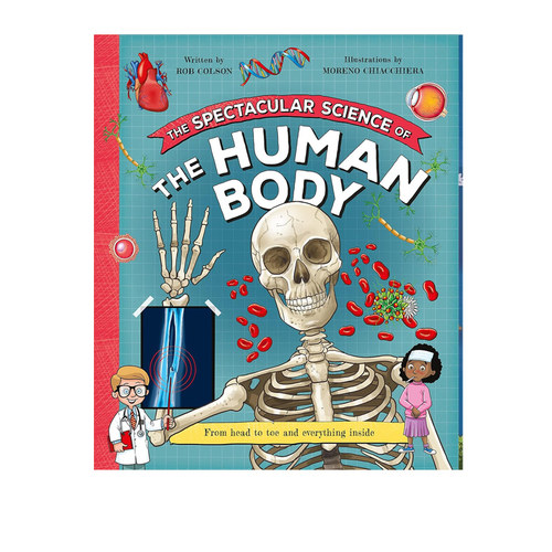 英文原版 The Spectacular Science of the Human Body 壮观的人体科学 精装 知识百科图画书