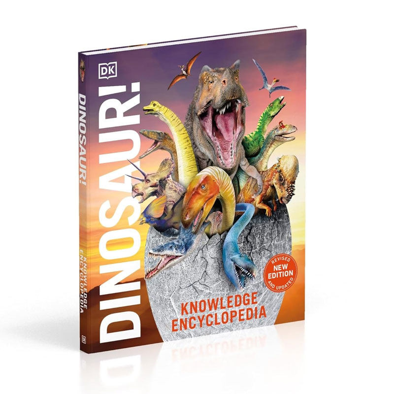 英文原版 Knowledge Encyclopedia Dinosaur 恐龙知识百科全书 恐龙图解 精装大开本