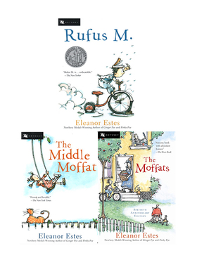 英文原版 纽伯瑞奖作家 Eleanor Estes 3册合售 Middle Moffat/Rufus 儿童文学 少儿课外读物