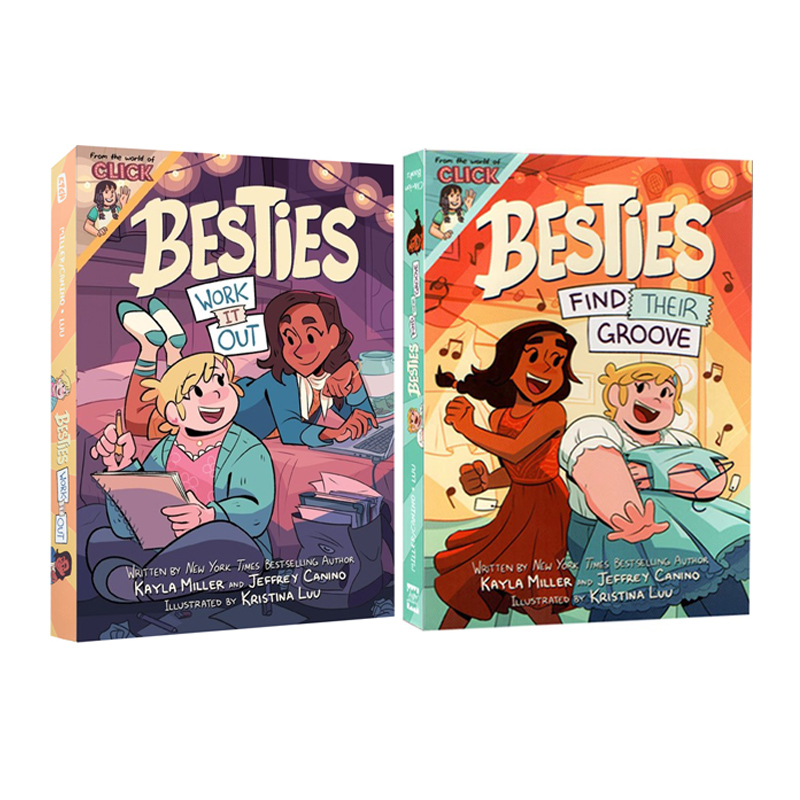 英文原版闺蜜儿童漫画书小说