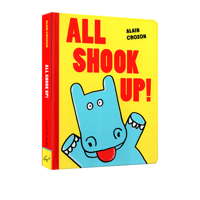 英文原版 All Shook Up 精装翻翻书 儿童启蒙认知绘本 Chronicle