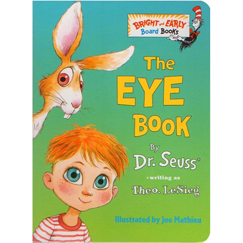英文原版 The Eye Book 和长耳朵兔子一起眼观八方 苏斯博士韵律小诗 幼儿基础感官启蒙