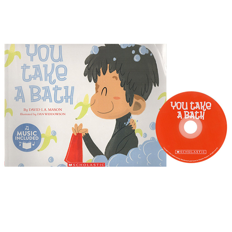 英文原版 you take a bath 你要洗个澡澡 cantata learning系列 儿童