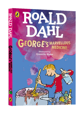 乔治的神奇魔药 George's Marvellous Medicine 罗尔德达尔 Roald Dahl 英文原版儿童小说 小学生初中课外阅读故事书