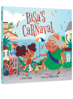 英文原版 Bisa'S Carnaval 比萨的狂欢节 Scholastic 精装全彩插画亲子共读英语启蒙儿童绘本书籍