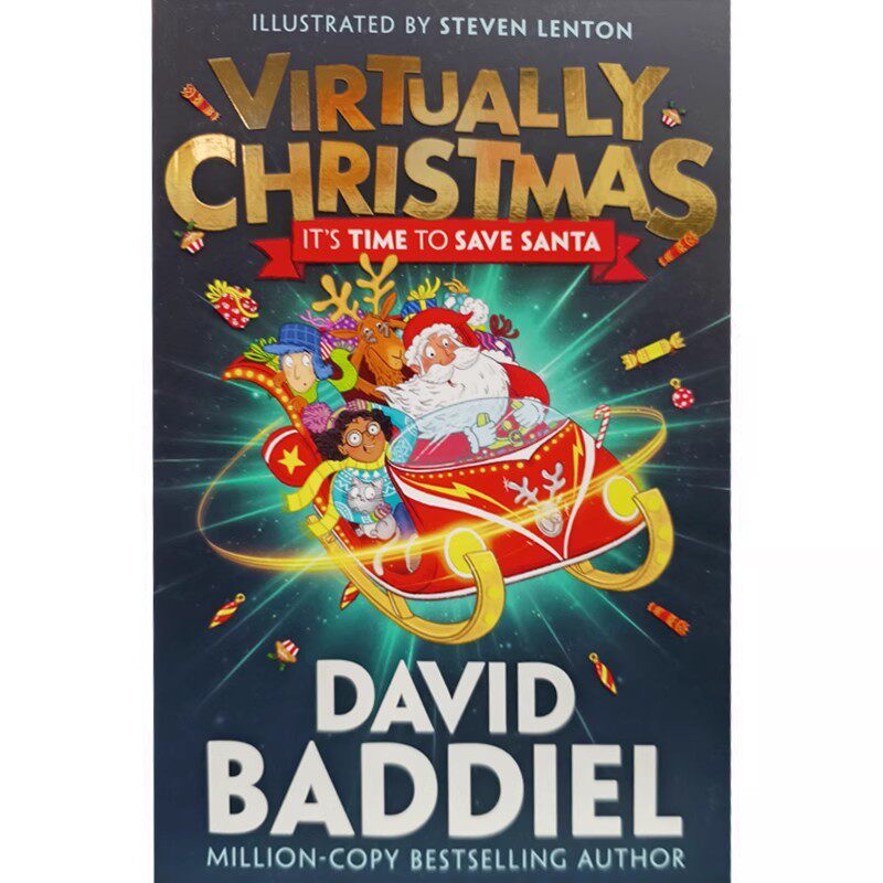 预售 英文原版 Virtually Christmas 圣诞节 大卫·巴蒂尔儿童章节冒险小说 David Baddiel