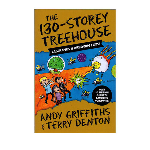 小屁孩树屋历险记 英文原版 The 130-Storey Treehouse 疯狂树屋历险记 Andy Griffiths 初级章节书 7-12岁
