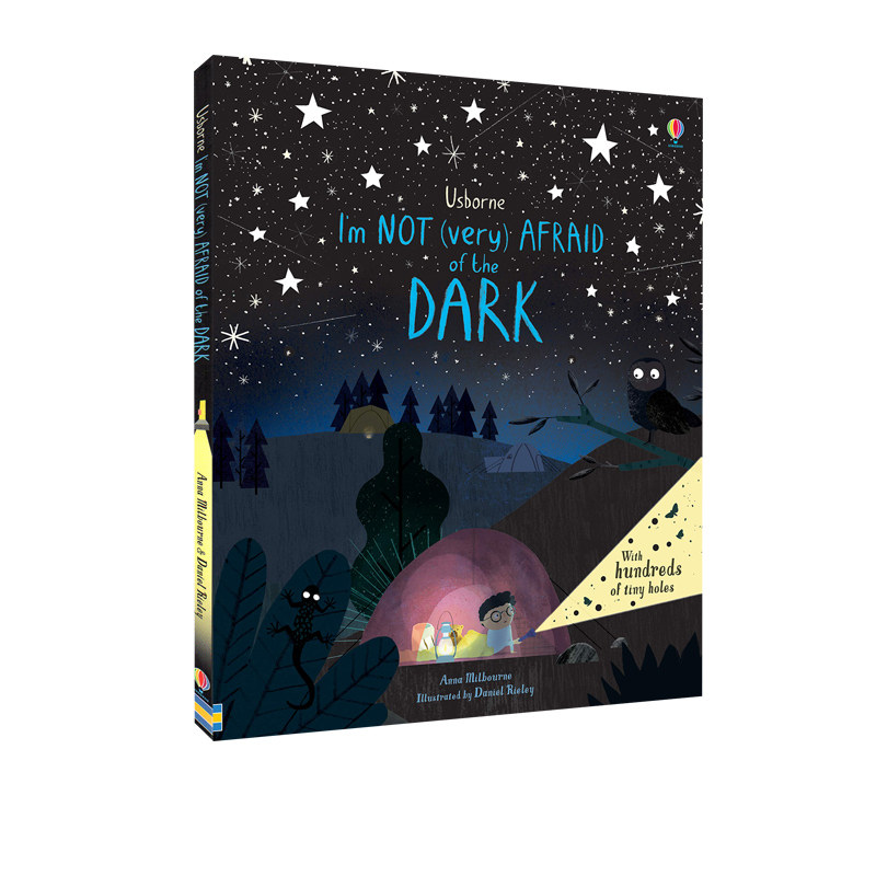 Usborne I'm Not (very) Afraid of the Dark 洞洞书 幼儿情商情绪管理故事书 英文原版 让孩子克服黑暗恐惧怎么看?