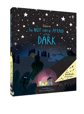 Usborne I'm Not (very) Afraid of the Dark 洞洞书 幼儿情商情绪管理故事书 英文原版 让孩子克服黑暗恐惧
