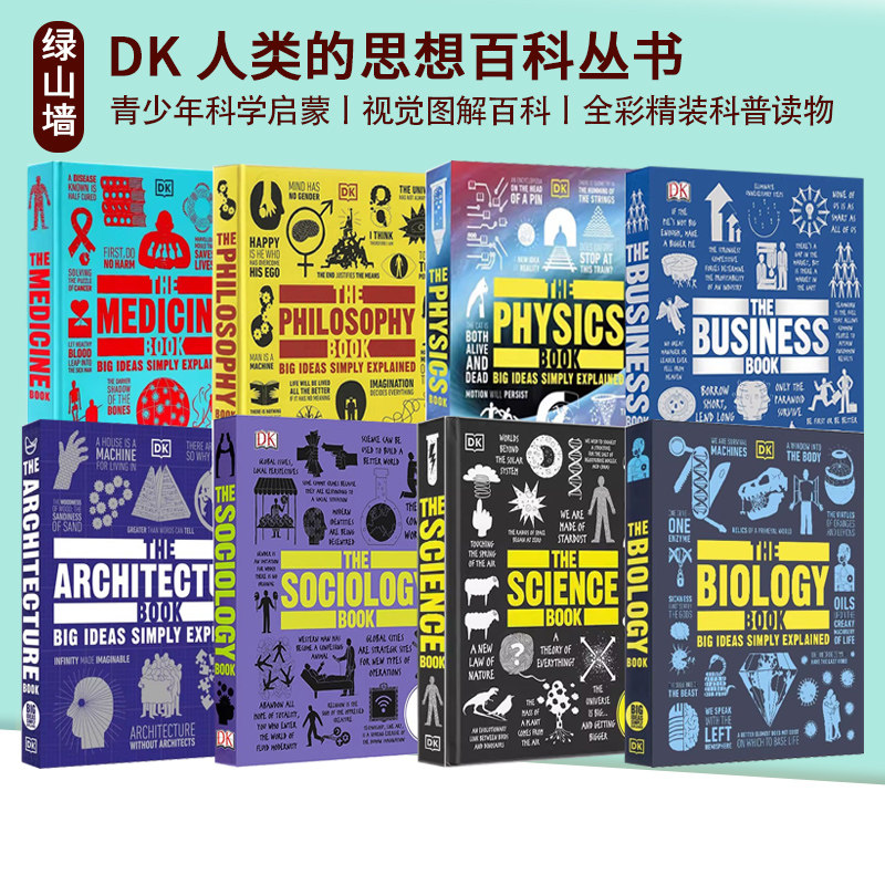 DK百科 英文原版 How things Works 社会和万物是如何运转 DK人类的思想百科丛书 Big Ideas 视觉图解百科 全彩精装科普读物