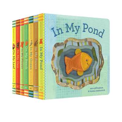 英文原版 Sara Gillingham 儿童启蒙认知教育7册 趣味亲子互动游戏绘本 纸板手指偶书 Chronicle出品