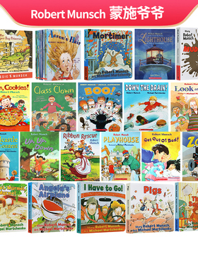 Robert Munsch 蒙施爷爷讲故事系列 英文原版绘本 Paper Bag Princess  纸袋公主 儿童睡前故事 幽默故事书 情绪和两性教育