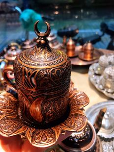 土耳其咖啡杯 手工工艺 红铜杯Turkish Bronze Coffee Cup金典杯