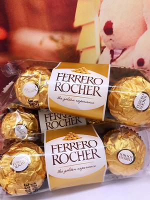 Chocolates意大利榛子夹心巧克力 榛子果 休闲食品3枚装