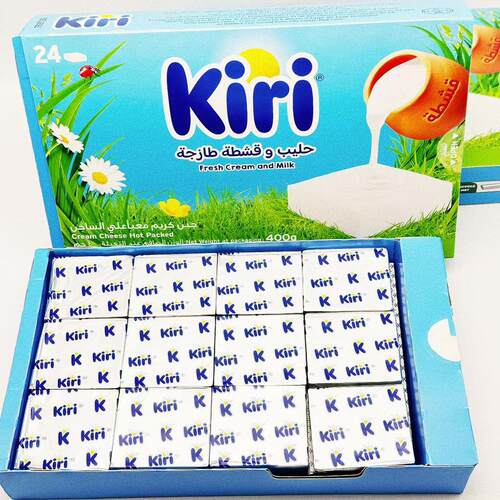 Kiri CHEESE即食奶油奶酪乳酪干酪芝士独立 锡纸装大盒奶酪大小