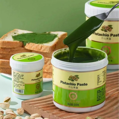 Pistachio paste迪拜巧克力原料开心果酱100G烘焙食材绿酱 果酱