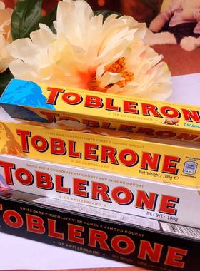 Chocolate巧克力100g休闲食品瑞士三角白巧克力巧克力TOBLERONE