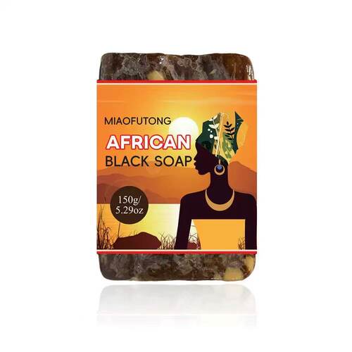 African black soap非洲黑皂乳木果油手工皂洁面沐浴香皂