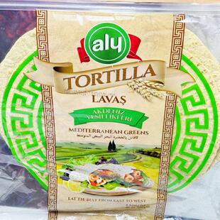 Aly地中海卷饼墨西哥薄饼25CM 420G土耳其进口面饼卷饼TORTILLA