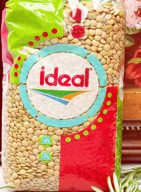 ideal GREEN LENTILS1KG意得绿扁豆 青扁豆土耳其进口五谷杂粮豆