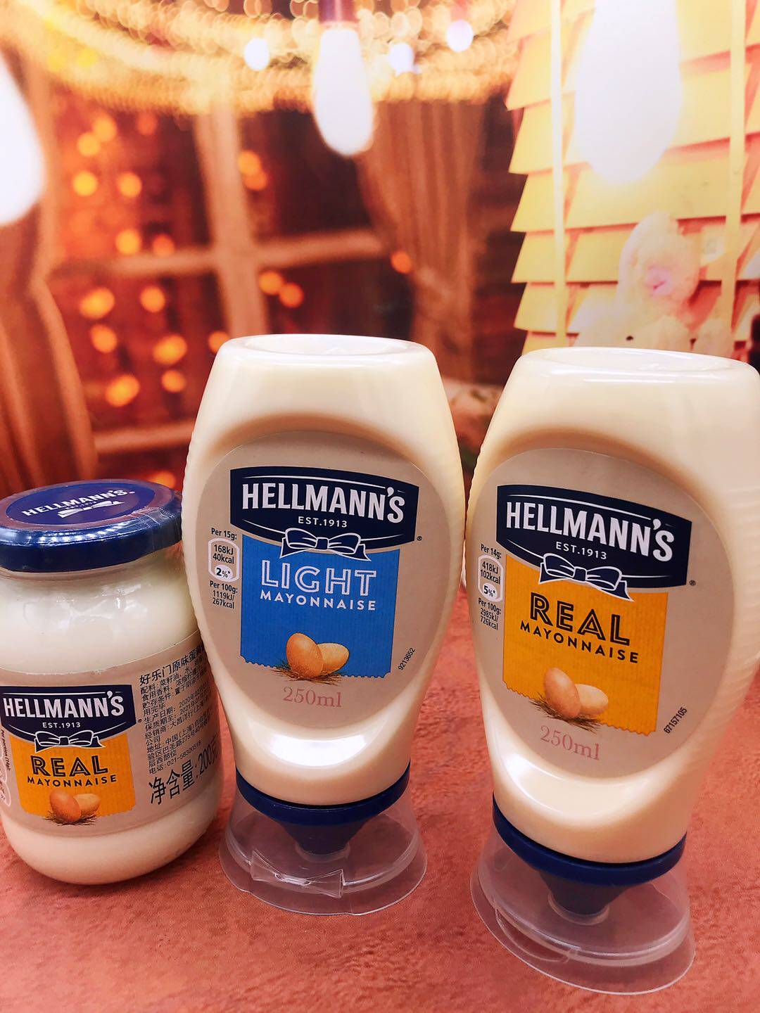 mayonnase沙拉酱原味蛋黄酱汉堡酱即食拌沙拉淡味light部分脱脂