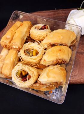 Baklava土耳其点心 酥脆甜品西点300G千层酥饼叙利亚风味酥脆点心