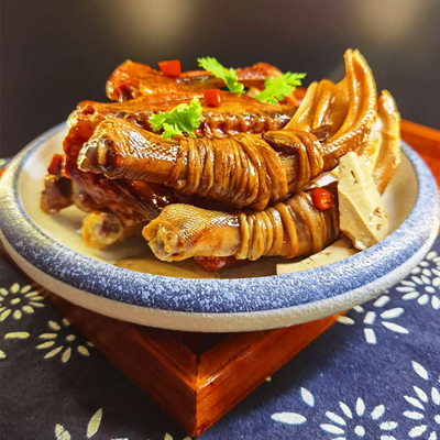 鸭掌安徽宣城风干套餐下酒菜