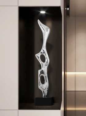 简约人物艺术雕塑壁龛细长形