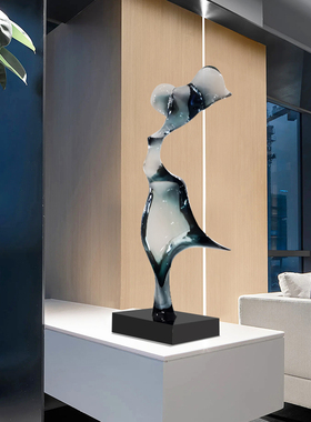 抽象客厅玄关软装饰品树脂雕塑