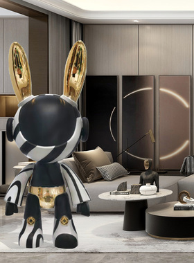 轻奢样板房装饰摆件落地