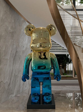 暴力熊大摆件客厅酒店轻奢