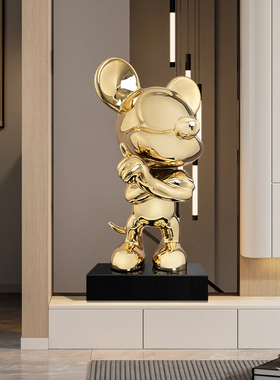 厅玄关创意家居创意落地雕塑