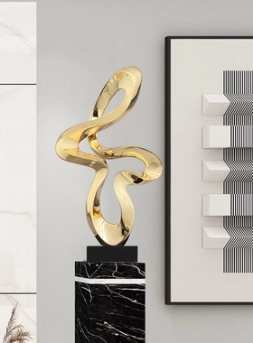 轻奢摆设客厅餐厅落地雕塑