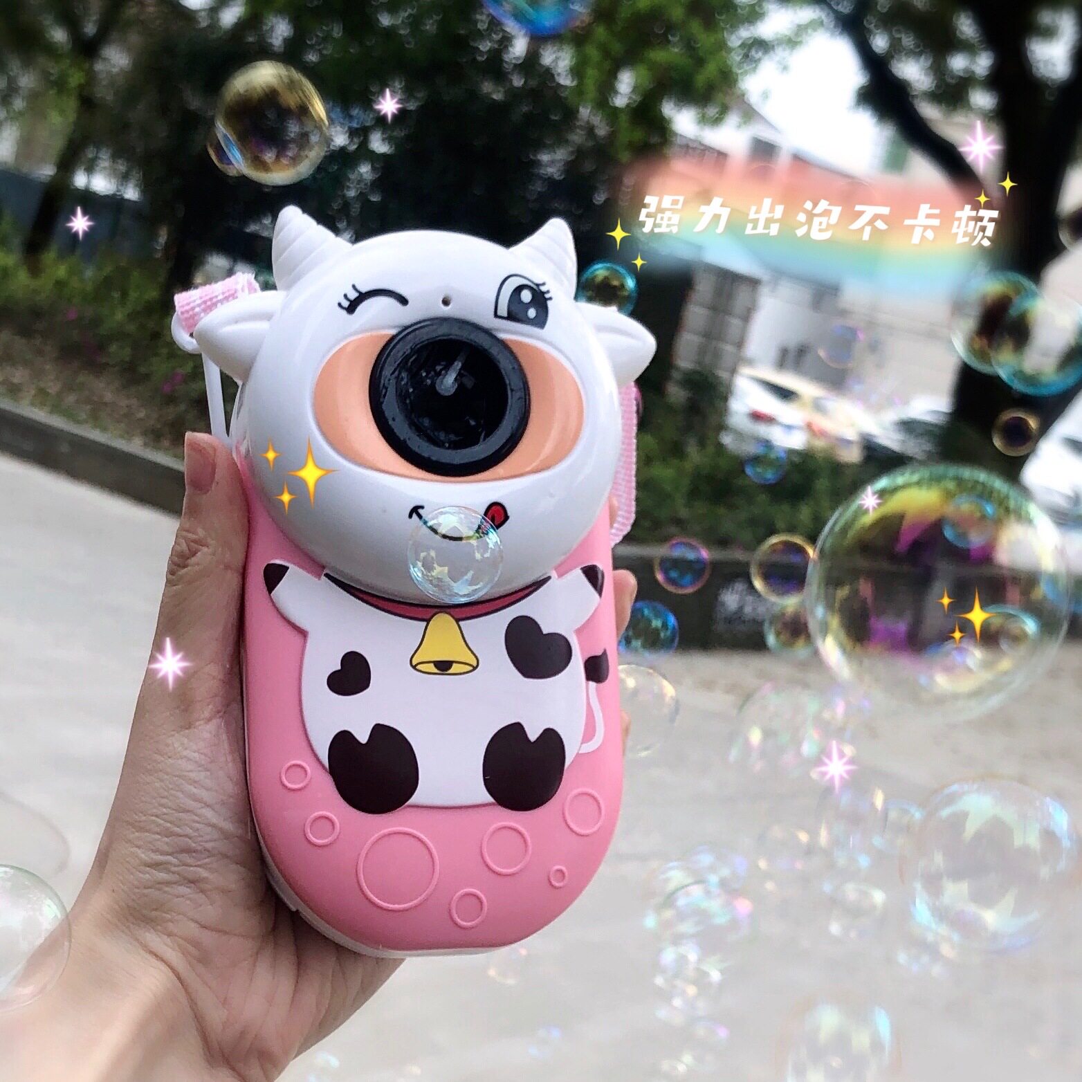 儿童可爱泡泡机心ins网红全自动不漏水电动吹泡泡手持照相机