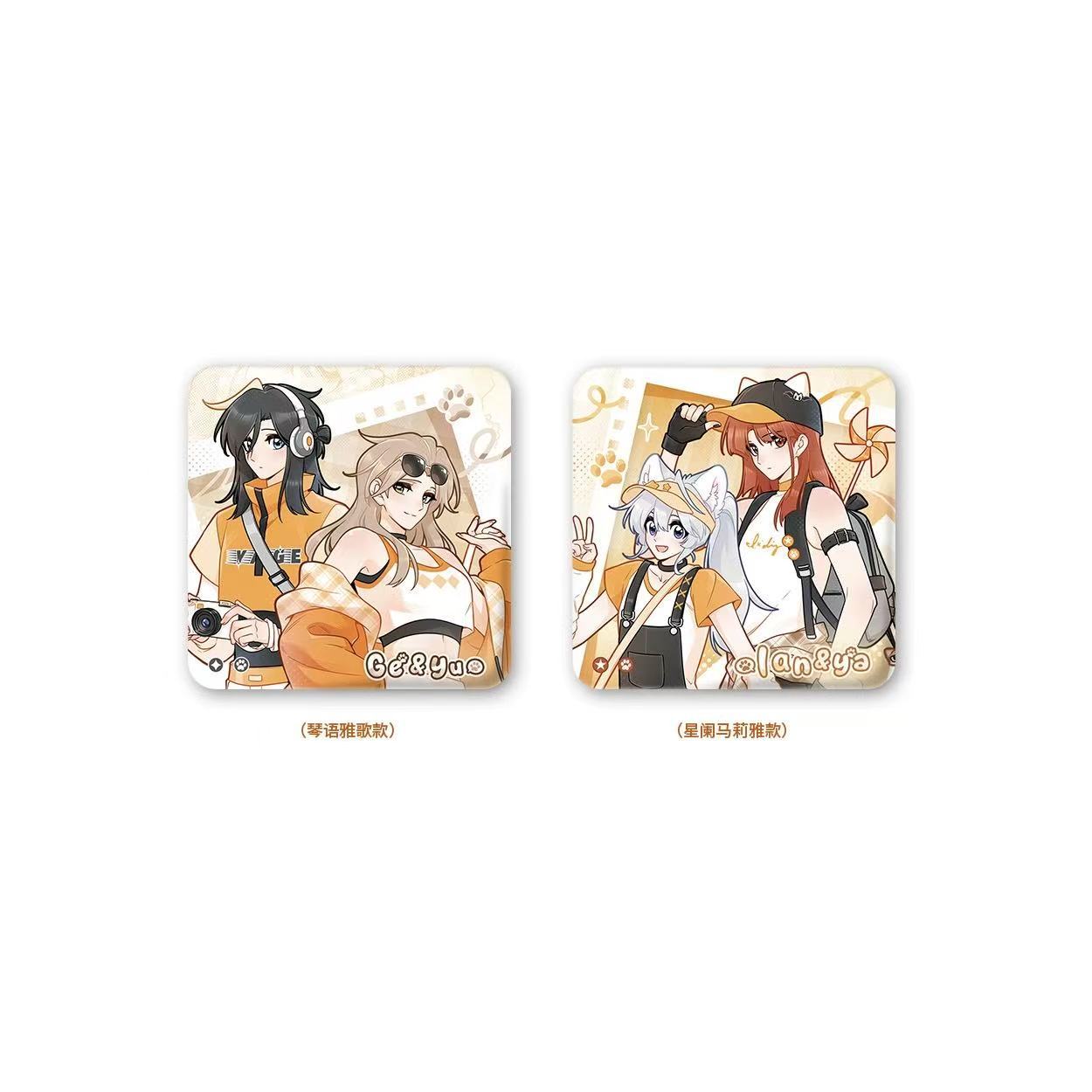 正版现货《我的食物看起来很可爱》徽章吧唧立牌相卡周边官谷动漫