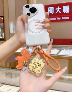 水贝足金999公主请发财钥匙扣挂件手机高级感精致女生可爱包包
