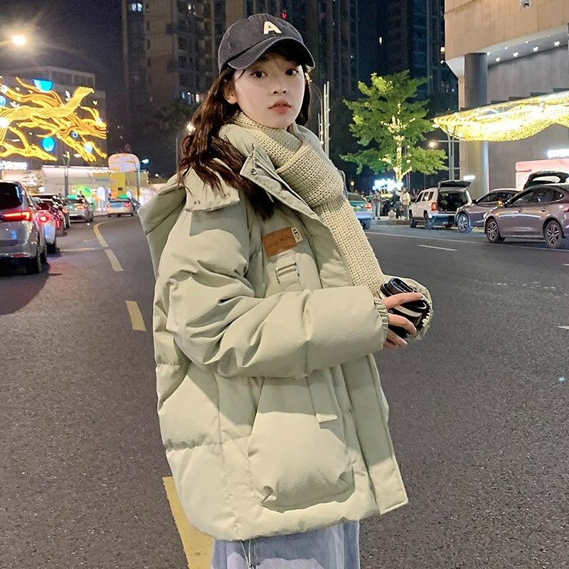 韩版休闲羽绒棉服保暖面包服外套