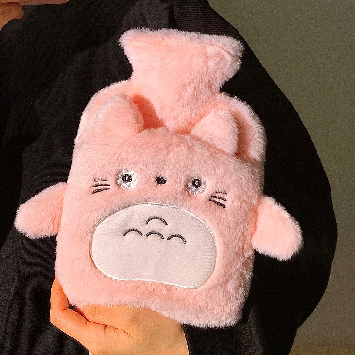 可爱热水袋注水大号暖水热敷防爆